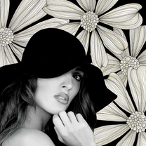 Kreativ Art Design Fotografie Woman Flower